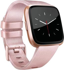 img 3 attached to 🔗 AK Sports Bands Compatible for Fitbit Versa/Versa 2/Versa SE, Soft Replacement Wristbands in Multiple Colors for Fitbit Versa Lite Smart Watch Women Men