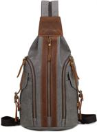 canvas sling bag crossbody backpack backpacks logo