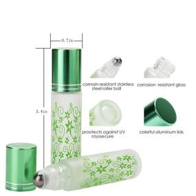 img 2 attached to 💐 Enhance Your Beauty Routine with the Essential Flower Printing Roller Bottle
