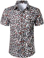 🐆 stylish leopard print hipster sleeve button men's clothing and shirts by lucmatton logo