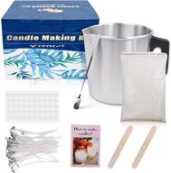 🕯️ candle making kit supplies: beginner kits with melting pot, wicks, soy wax & more! logo