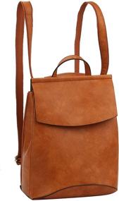 img 3 attached to 🎒 Stylish Virago Fashion Convertible: Vegan Leather Travel Backpack, Handbag & Shoulder Bag for Daily Use
