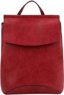 🎒 stylish virago fashion convertible: vegan leather travel backpack, handbag & shoulder bag for daily use logo