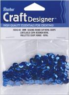 🔵 royal blue cupped sequins 5mm - pack of 800 for all your crafting needs logo