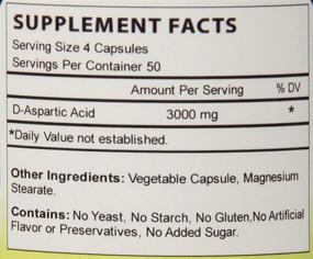 img 1 attached to Biotech Nutritions D Aspartic Dietary Supplement