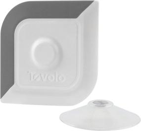 img 4 attached to 🧽 Tovolo Sink Buddy: 2-in-1 Double-Ended Nylon Pan Scraper & Silicone Squeegee - BPA-Free Dish Scraper With Integrated Magnetic Storage, Scratch-Resistant Tool for Efficient Dishwashing - Charcoal/White