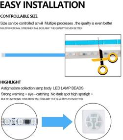 img 1 attached to AOTOINK Multicolor Headlights Waterproof Switchback