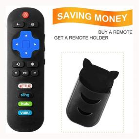 img 3 attached to 📺 Bedycoon Remote Control for Onn Roku TV: Compatible and Convenient with Remote Holder