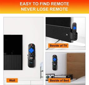 img 2 attached to 📺 Bedycoon Remote Control for Onn Roku TV: Compatible and Convenient with Remote Holder