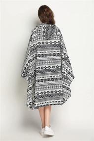 img 1 attached to Womens Stylish Layers Poncho Colorful Women's Clothing in Coats, Jackets & Vests