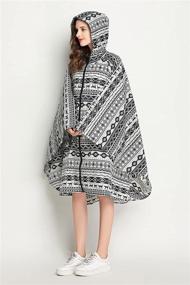 img 3 attached to Womens Stylish Layers Poncho Colorful Women's Clothing in Coats, Jackets & Vests