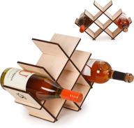woodencrew butterfly holders bottles countertop logo