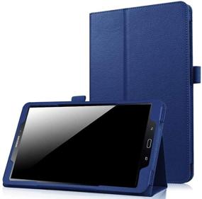 img 4 attached to 📚 EKVINOR Dark Blue Premium PU Leather Folio Smart Stand Case Cover for Samsung Galaxy Tab A 10.1 (2016), 10.1 Inch Tablet (SM-T580/T585, No S Pen Version)