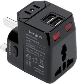 img 4 attached to 🌍 Targus World Travel Power Adapter with Dual USB Charging Ports: Versatile Charging Solution for Laptop, Phone, Tablet, & More!