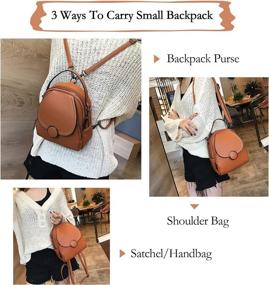 img 2 attached to 🎒 SIXVONA Fashion Leather Ladies Handbags & Wallets: Stylish Women's Backpack Collection