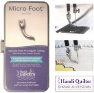 🧵 handi quilter hq micro foot for handi feet, model hg00293 logo