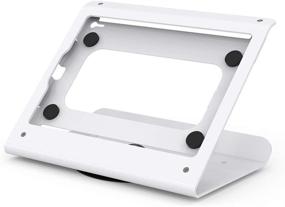 img 2 attached to Beelta Tablet Stand for iPad Pro 11 - 360° Swivel Base, Anti-Theft, Sturdy Metal Construction, Elegant White Finish, BSC102WS
