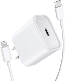 img 4 attached to 🔌 "🔌 [Сертифицировано Apple MFi] Stuffcool 20W USB C устройство быстрой зарядки для стены с кабелем Type C to Lightning длиной 6 футов для iPhone 13/12/11/XS/XR/X/SE/iPad/AirPods Pro