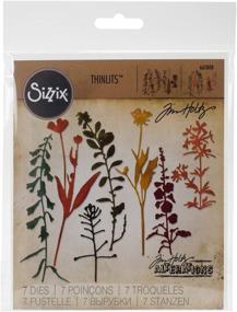 img 3 attached to Sizzix Multi-Color Thinlits Die Set 661808 - Wildflowers 2 by Tim Holtz: Vibrant & Versatile One-Size Design