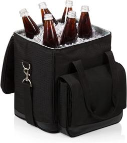 img 3 attached to 🍷 LEGACY - Cellar Insulated Wine Tote by Picnic Time Brand, Black, 12.5 x 11 x 13 Inches