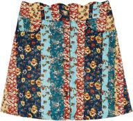 👗 amy byer button sunset skirt/ skort in medium girls' size - stylish clothing for girls logo