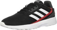 👟 adidas nebula sneaker for men - black/white shoes логотип