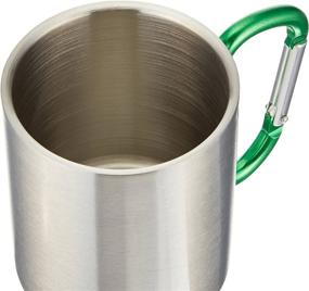 img 1 attached to 🏞️ Ultimate Outdoor Accessory: Stainless Steel Carabiner Mug