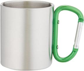 img 2 attached to 🏞️ Ultimate Outdoor Accessory: Stainless Steel Carabiner Mug