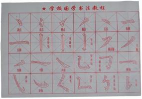 img 1 attached to 📚 Enhance Your Chinese Calligraphy Skills with 12 PCS Gridded Magic Cloth Water-Writing Set (1)