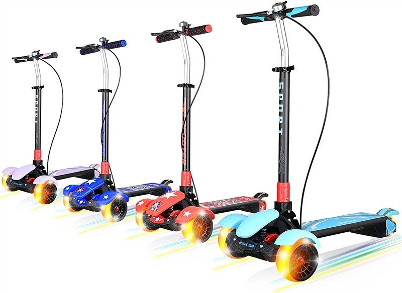 vokul scooter adjustable material orange 로고