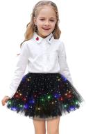 👸 enchanting girl tutu skirts: illuminate with magic light princess led dancing skirt tulle ballet logo