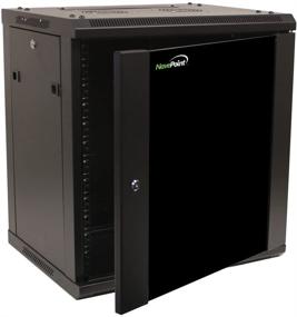 img 4 attached to NavePoint 12U Wall Mount Network Server Cabinet Rack Enclosure with Glass Door and Locking Mechanism