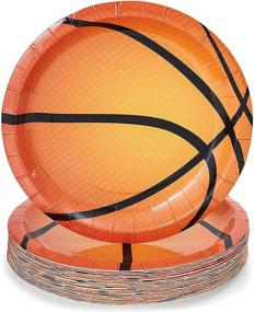 img 2 attached to 🏀 Basketball Themed Birthday Party Pack - Dinnerware Set and Banner for 24 Guests (171 Pieces)