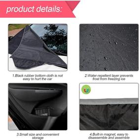 img 1 attached to Windshield Protector Waterproof Windproof Sunshade