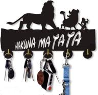 the lion design wall hook key hooks: handmade creative home decoration with five metal hooks for kids' room логотип