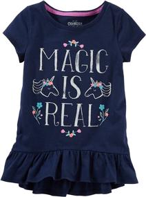 img 2 attached to Short Sleeve Tunic Subtle Girls' Clothing for Toddler Girls - Tops, Tees & Blouses