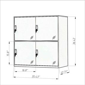 img 1 attached to Office Storage Cabinet Personal Changing Lab & Scientific Products in Lab Furniture