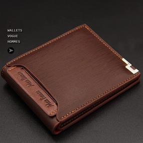 img 3 attached to 👛 Stylish Bi Fold Wallet Purse: Perfect Birthday Gift for Teen Boys' Accessories