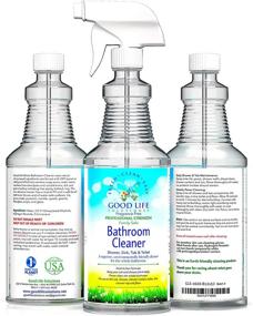 img 4 attached to 🌿 Eco-Friendly, 100% Made in The USA Bathroom Cleaner - PH-Balanced, Oxy-Citrus Powered, Non-Abrasive, Plant-Based Daily Shower, Sink, and Toilet Cleaner for Soap Scum, Tub Ring, Dirt Build-Up.