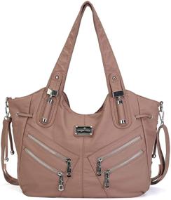 img 4 attached to 👜 128AFIOЖЕНСКИЕ КОЖАНЫЕ СУМКИ НА ПЛЕЧО, КОШЕЛЕК, СУМКИ-ХОБО