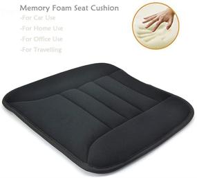 img 2 attached to 🚗 Big Ant Car Seat Cushion Pad: Memory Foam Comfort for Pain Relief in Car, Office, and Home - Tan 1PC