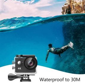 img 2 attached to Review: VVHOOY Underwater Waterproof Housing Case for AKASO EK7000/APEMAN/REMALI CaptureCam/Yolansin/Gnolkee/HLS/Vemont/Apexcam/Jadfezy/Victure ac920 Action Camera