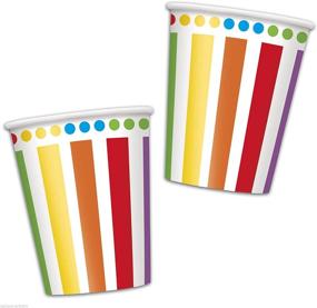 img 1 attached to 9Oz Rainbow Party Cups 8Ct