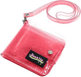 img 4 attached to 👛 Purple Women's Handbags & Wallets - Bifold Holder with Wallet Lanyard