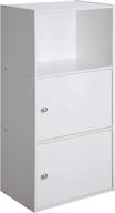 🌟 convenience concepts xtra storage 2 door cabinet, white - versatile space-saving storage solution for clutter-free living" логотип