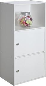 img 2 attached to 🌟 Convenience Concepts Xtra Storage 2 Door Cabinet, White - Versatile Space-Saving Storage Solution for Clutter-Free Living"