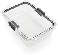 leak-proof rubbermaid brilliance food storage container: large size, 9.6 cup capacity логотип