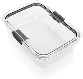 img 4 attached to Leak-Proof Rubbermaid Brilliance Food Storage Container: Large Size, 9.6 Cup Capacity