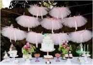 🎀 originals group pink tulle tutu table skirt: perfect party decoration for birthdays, weddings, and events! logo