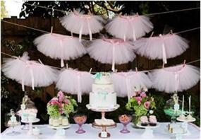 img 4 attached to 🎀 Originals Group Pink Tulle Tutu Table Skirt: Perfect Party Decoration for Birthdays, Weddings, and Events!